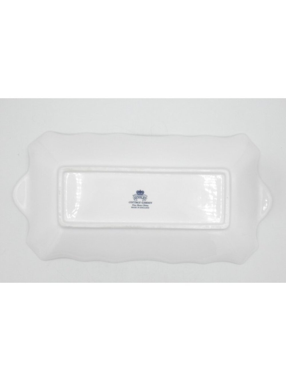 Cottage Garden by Aynsley Large Sandwich Tray Vine Shaped Cream and Sugar AYNOGA - Picture 6 of 14